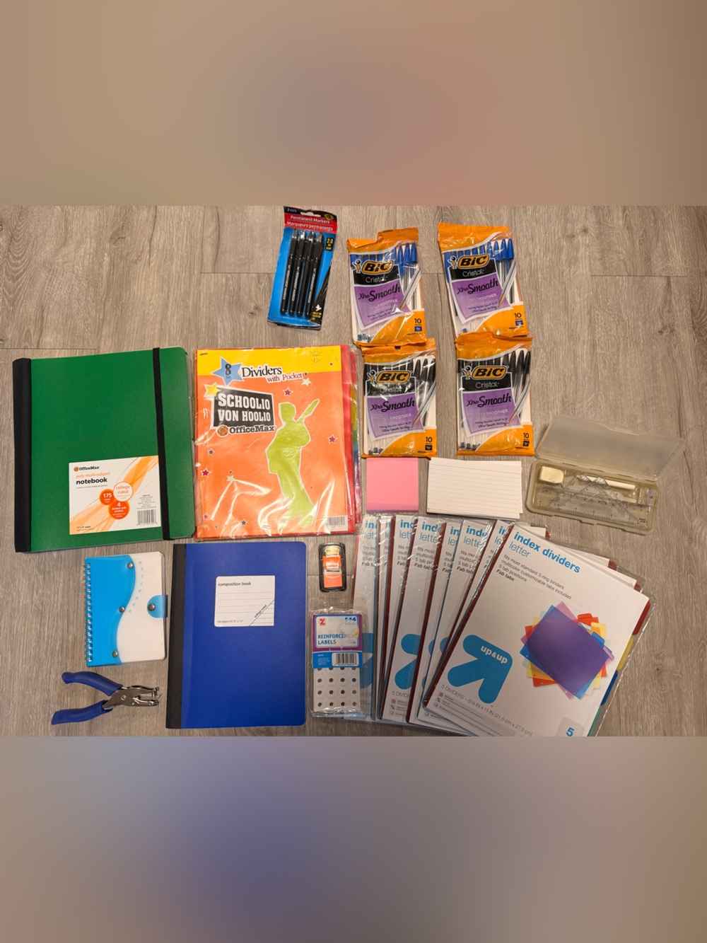 Assorted School & Office Supplies